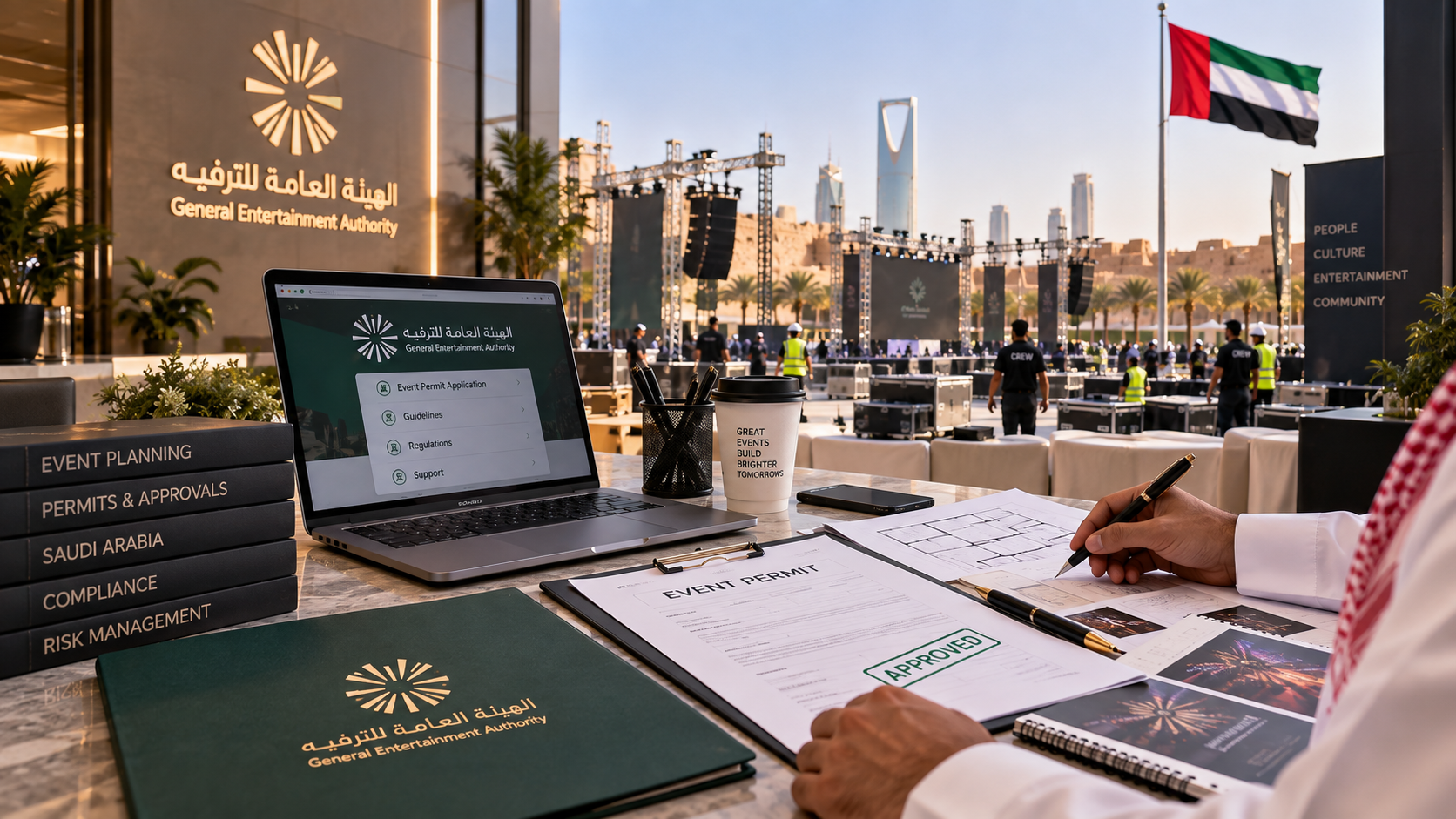 GEA event permit Saudi Arabia requirements and application process