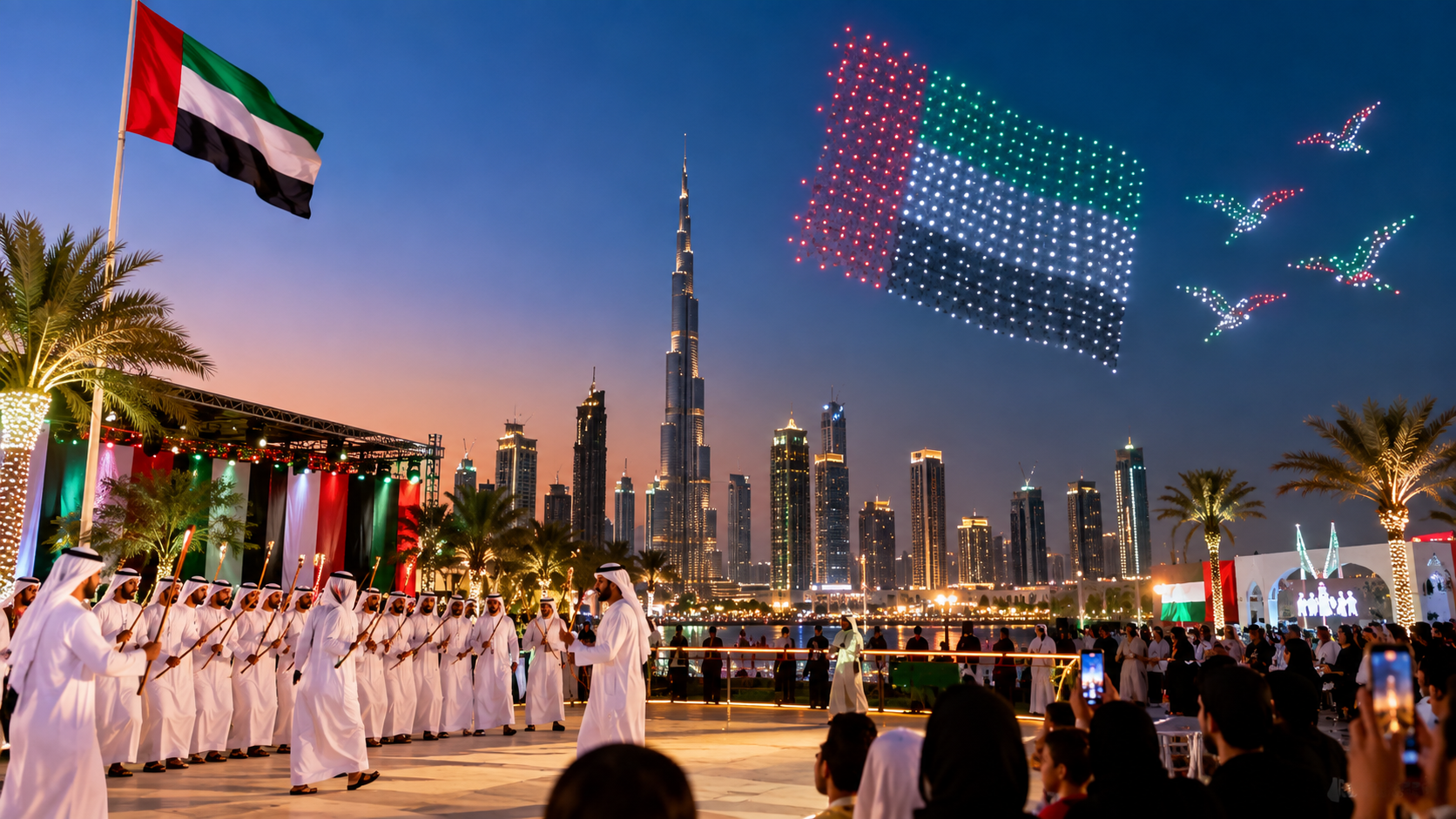 Ayala performance at UAE National Day celebration