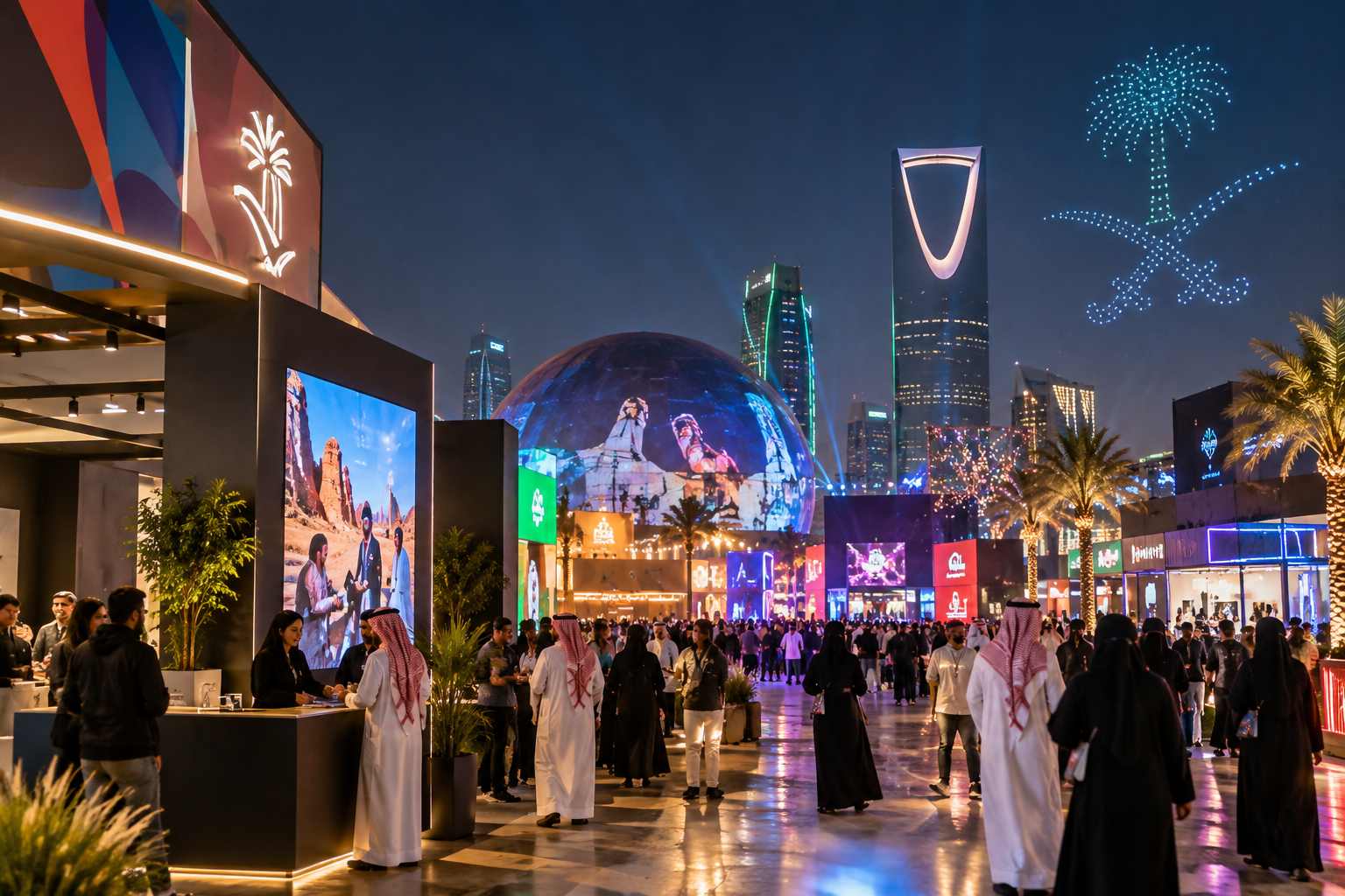 Riyadh Season brand activation in Riyadh