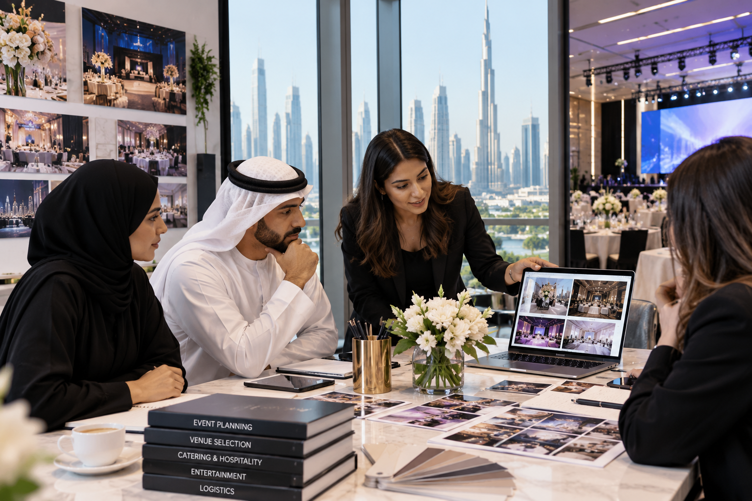 Event management company in UAE planning a corporate event