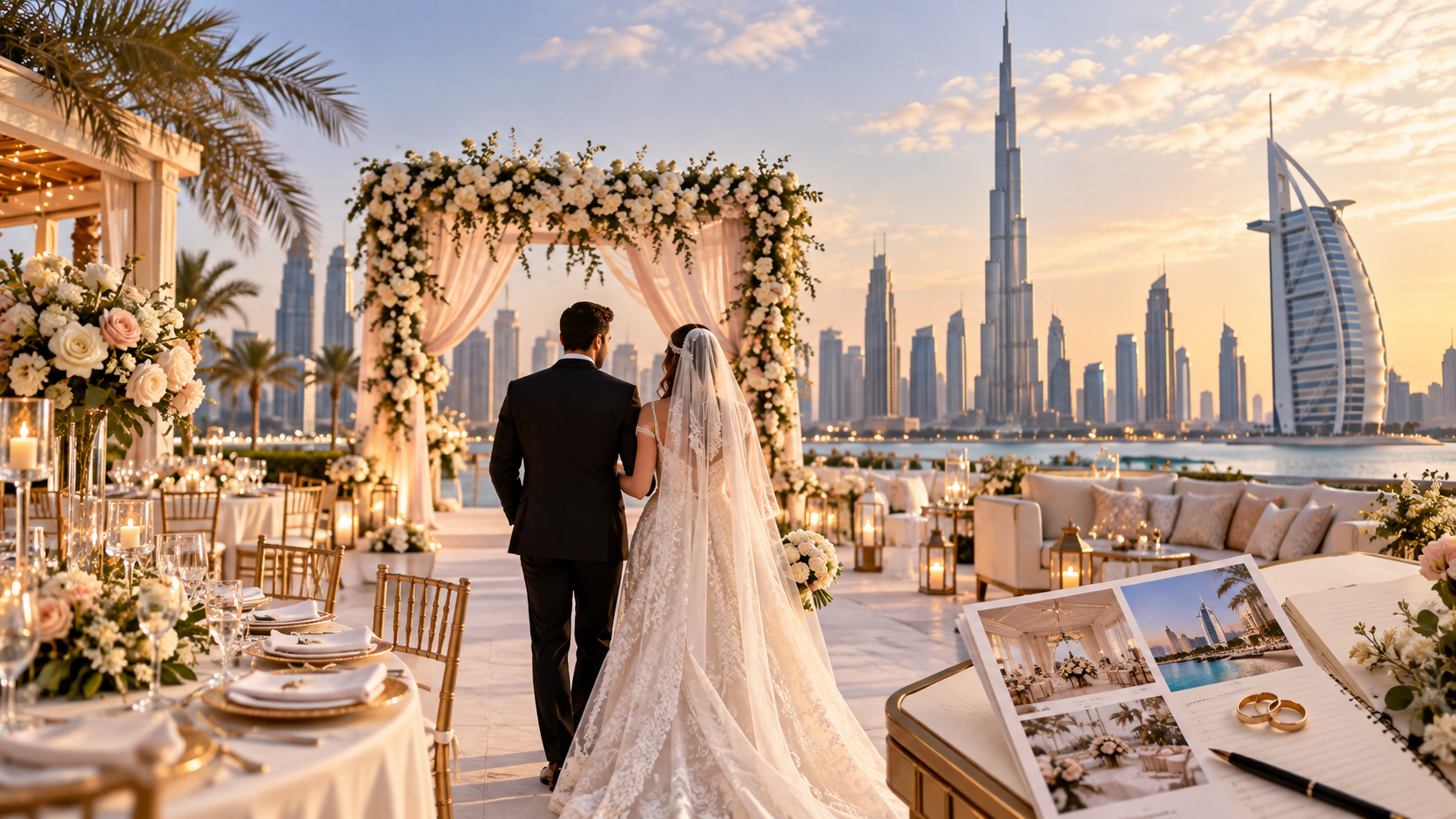 Wedding planning in Dubai for an elegant reception