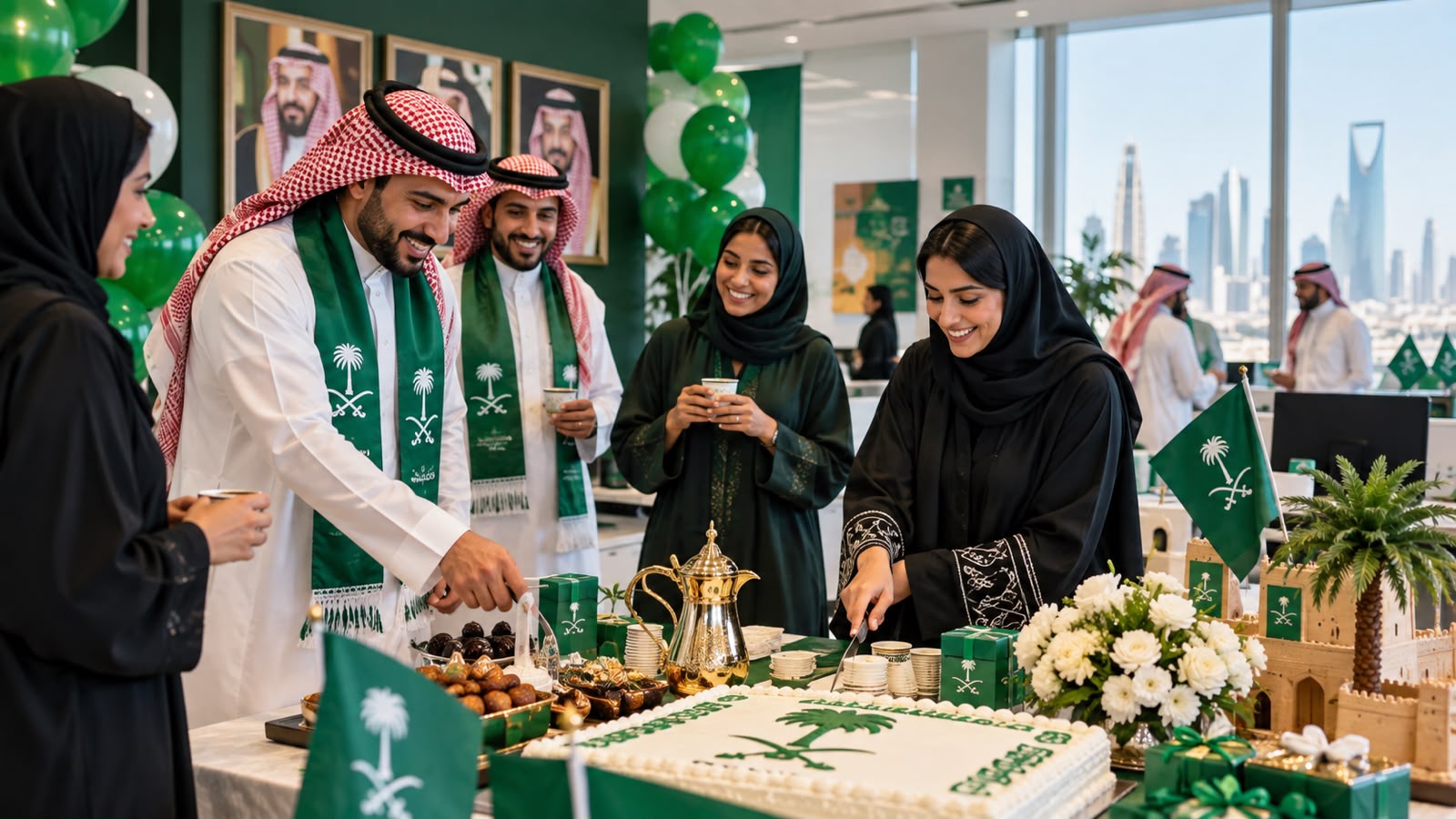 Saudi National Day activities for employees