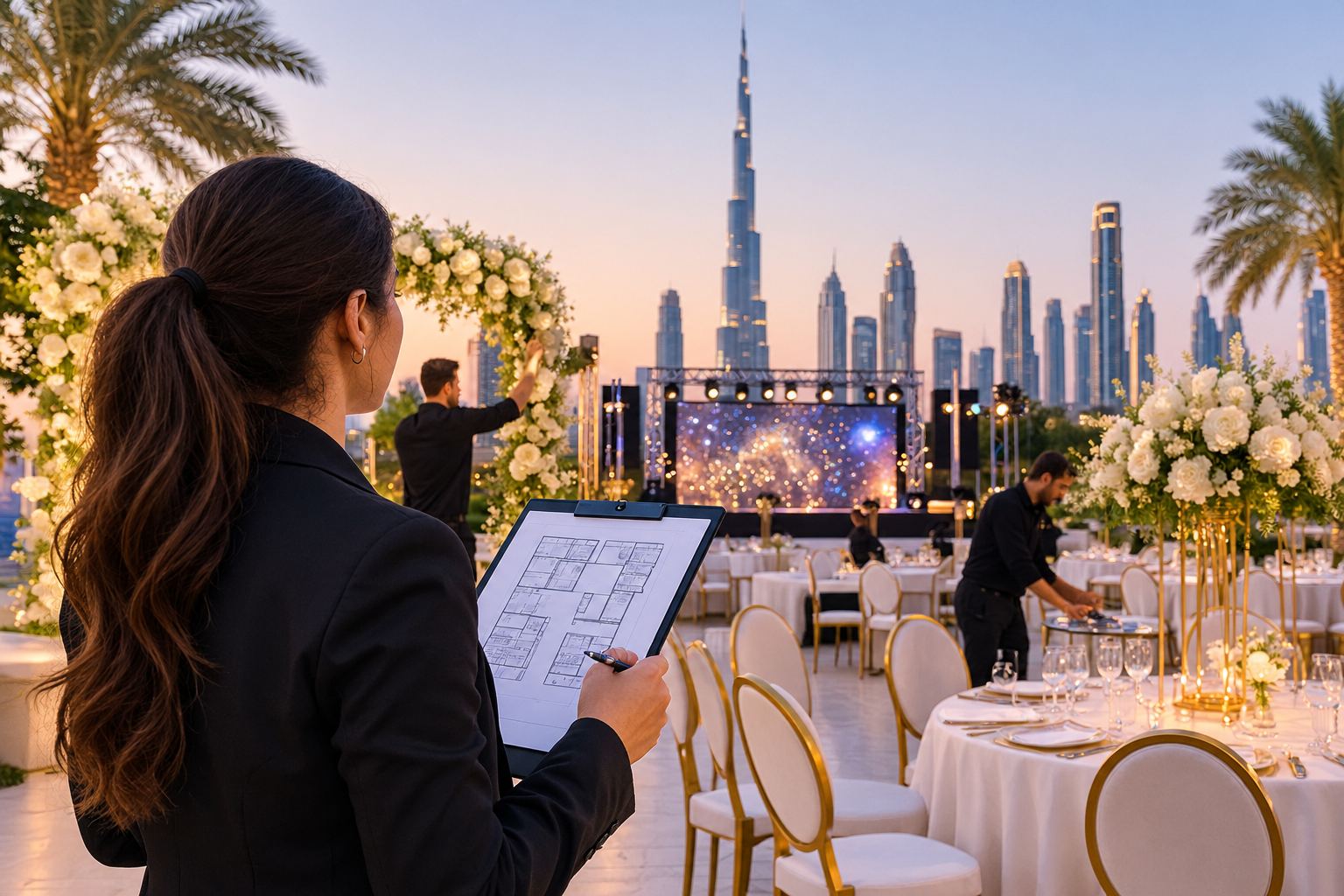 Event management company in Saudi Arabia organising a corporate event